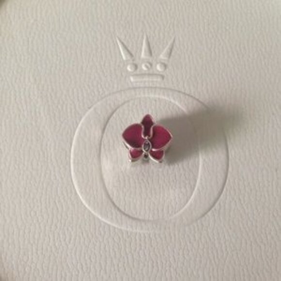 Pandora Orchid Charm - Picture 1 of 2